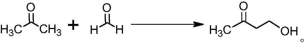 Method and device for synthetizing 4-hydroxy-2-butanone through catalytic reaction rectification