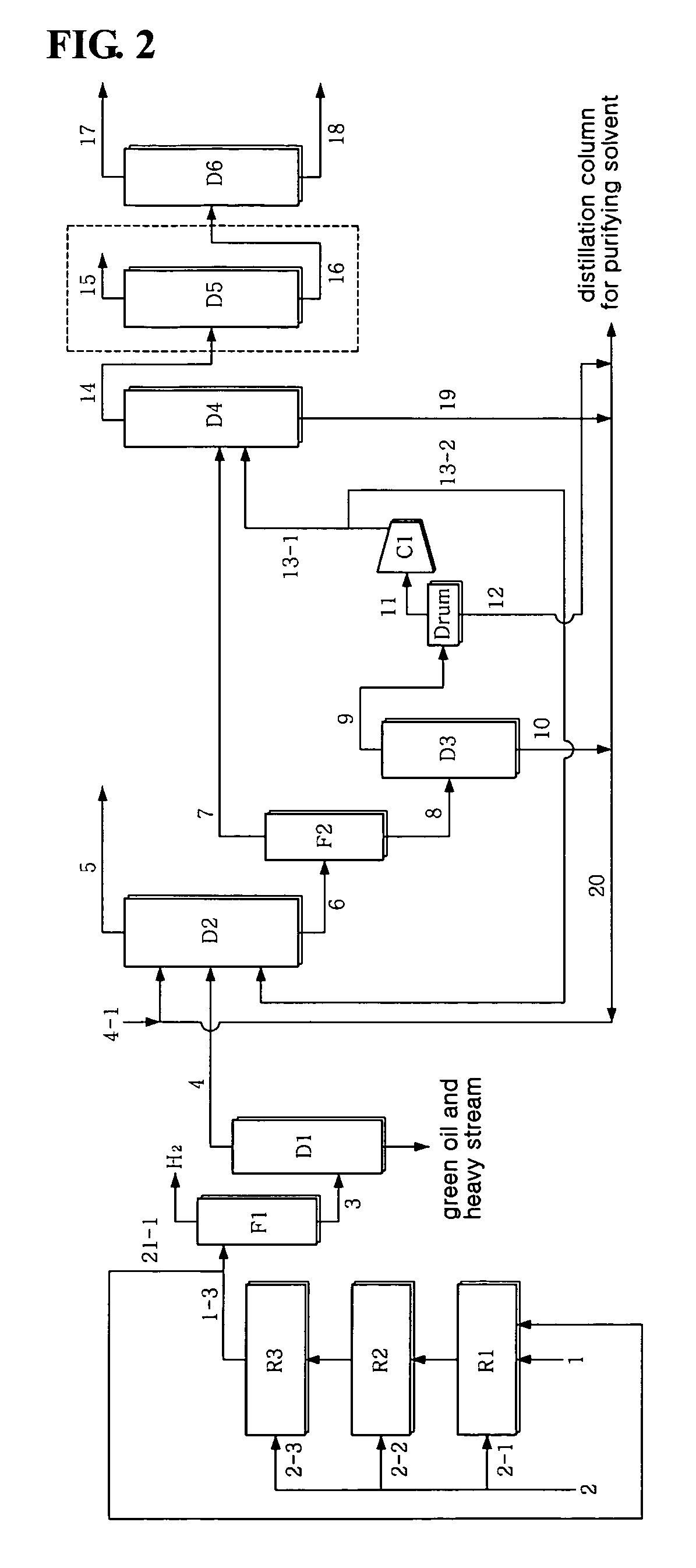 Process for 1,3-butadiene separation from a crude C4 stream with acetylene converter