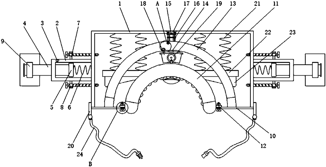 Sitting position correcting device applicable to desk working personnel