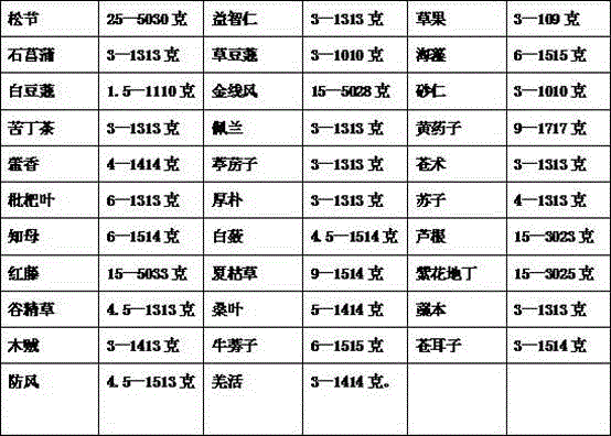 Medicine for treating rhinitis and preparation method of medicine