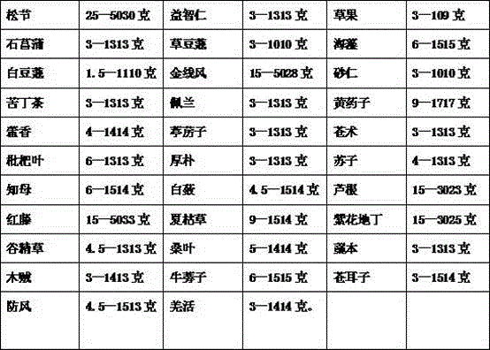 Medicine for treating rhinitis and preparation method of medicine