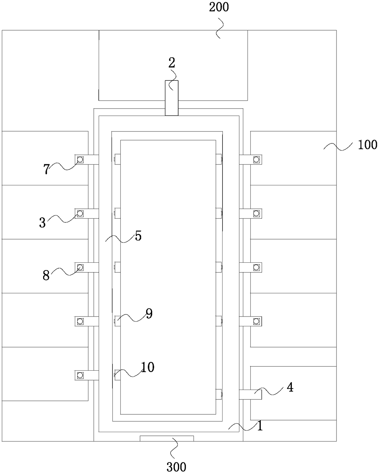 Intelligent dish-transmitting robot based on closed-loop classification function