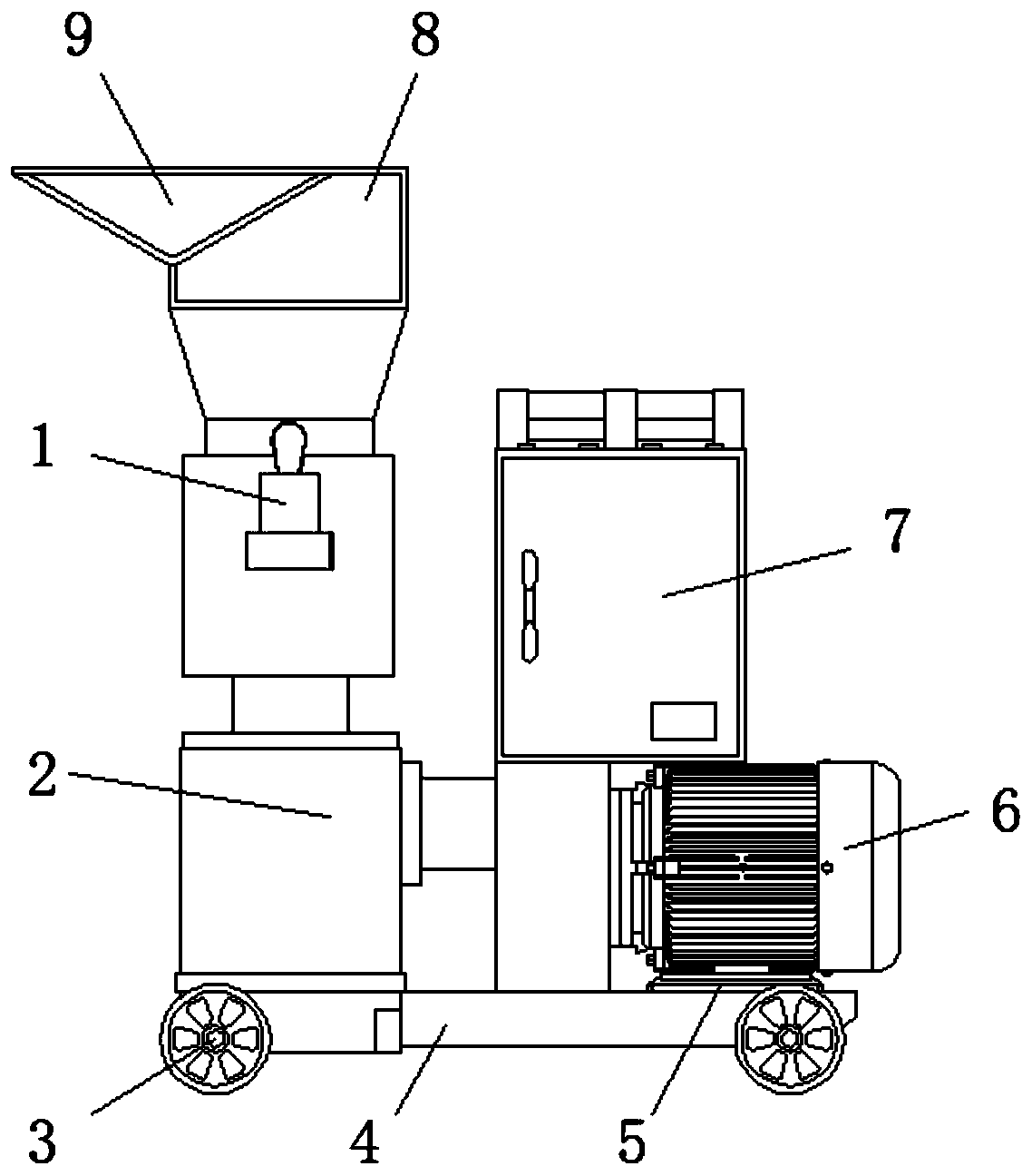 Aquatic feed preparation device