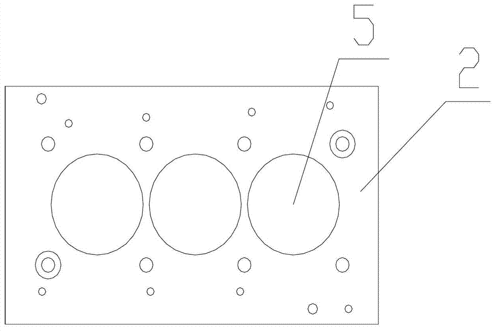 Technological cylinder cover for machining cylinder holes of engine cylinder body and machining method therefor