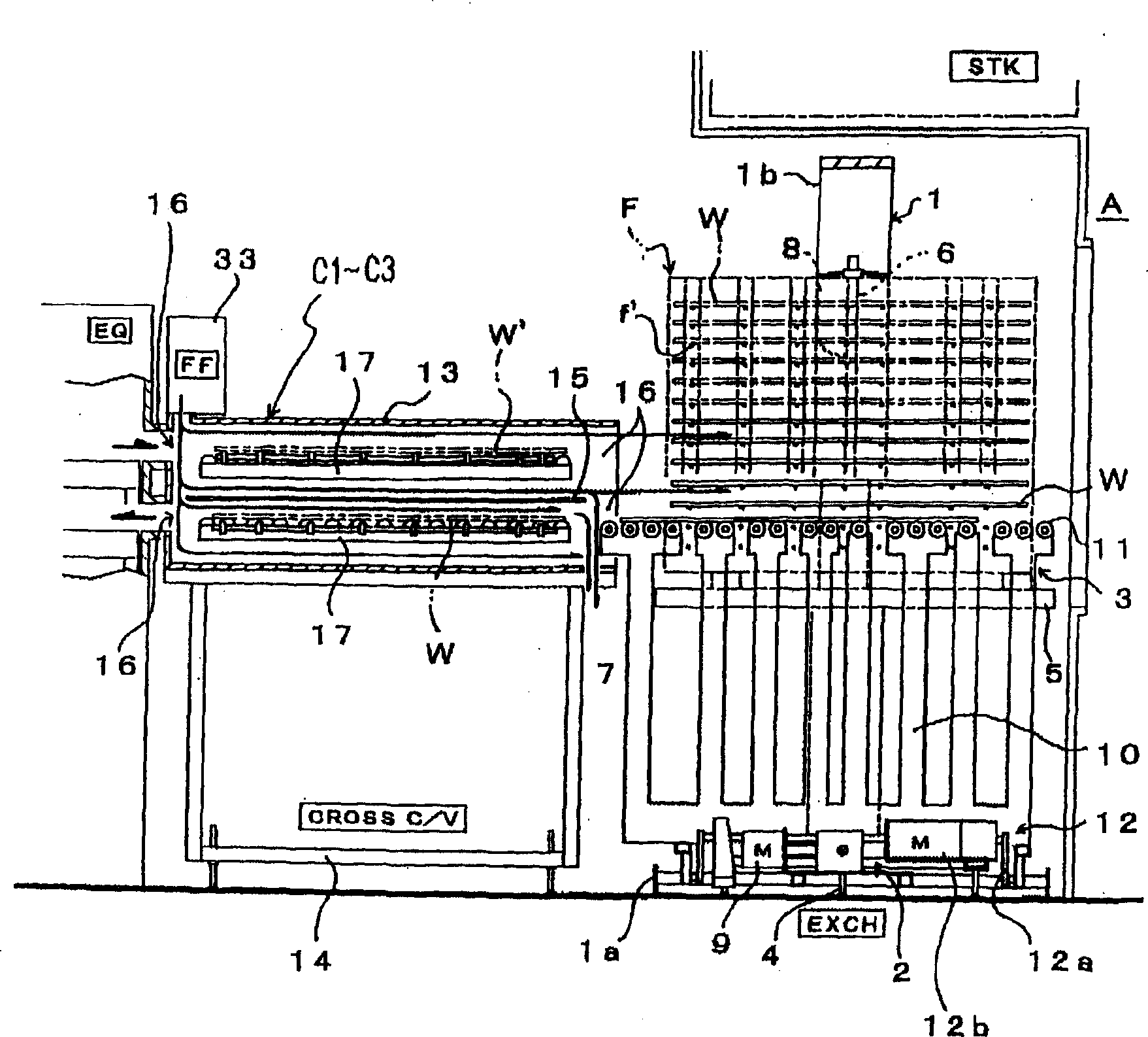 Delivery system for glass substrates or articles like these