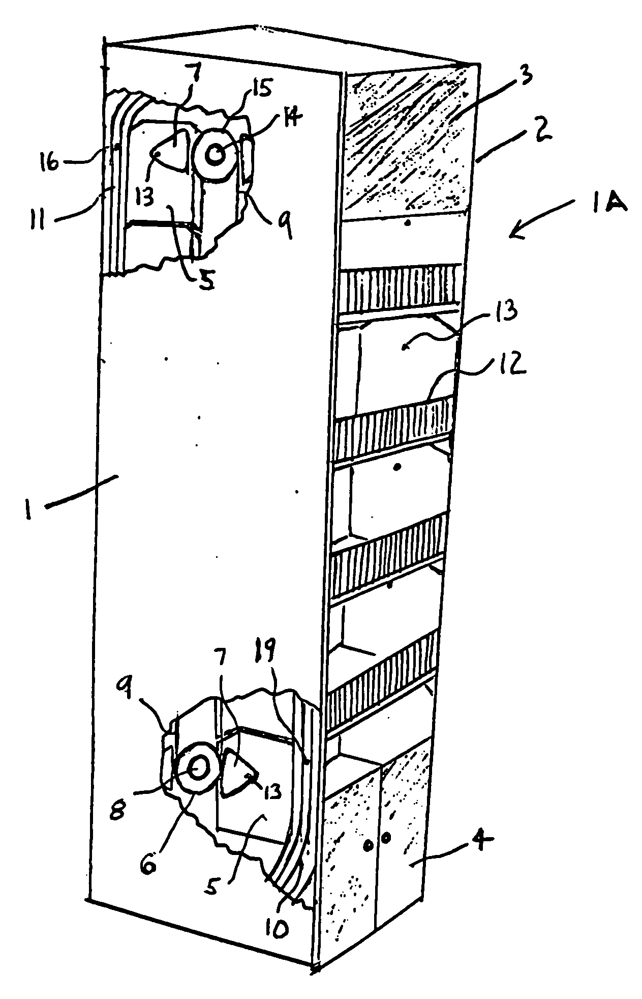 Motor driven storage system