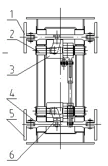 Bending device of joint flexible turnout