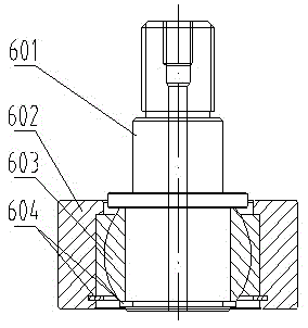 Bending device of joint flexible turnout