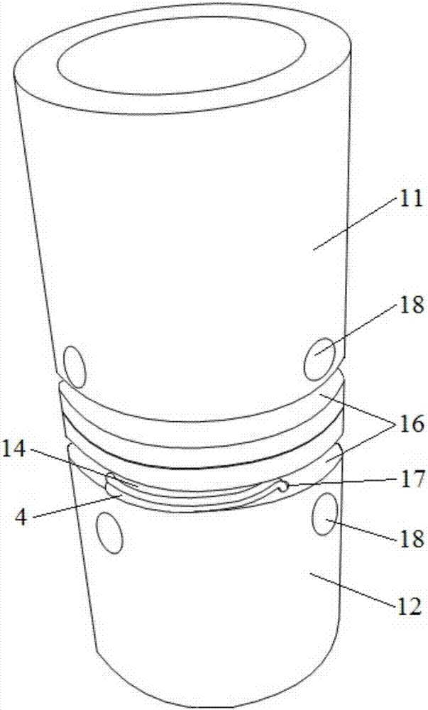 Long metal filter bag butt joint structure, auxiliary installation tool and installation method thereof