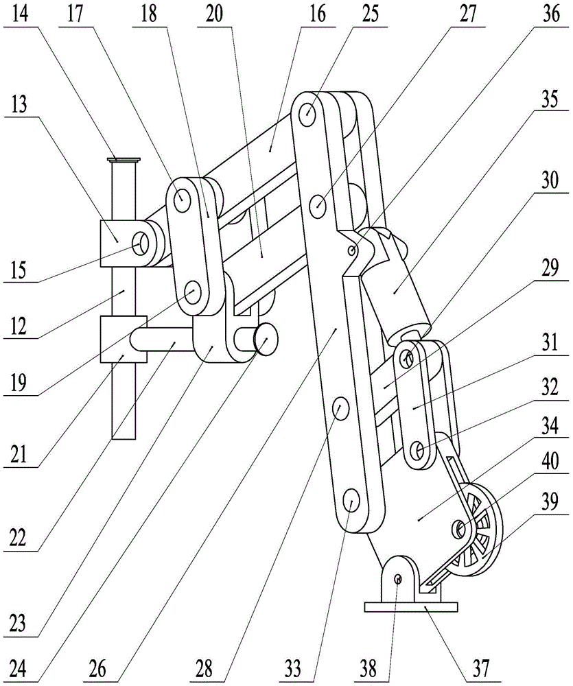 Six-wheel-foot type moving robot with three robot bodies