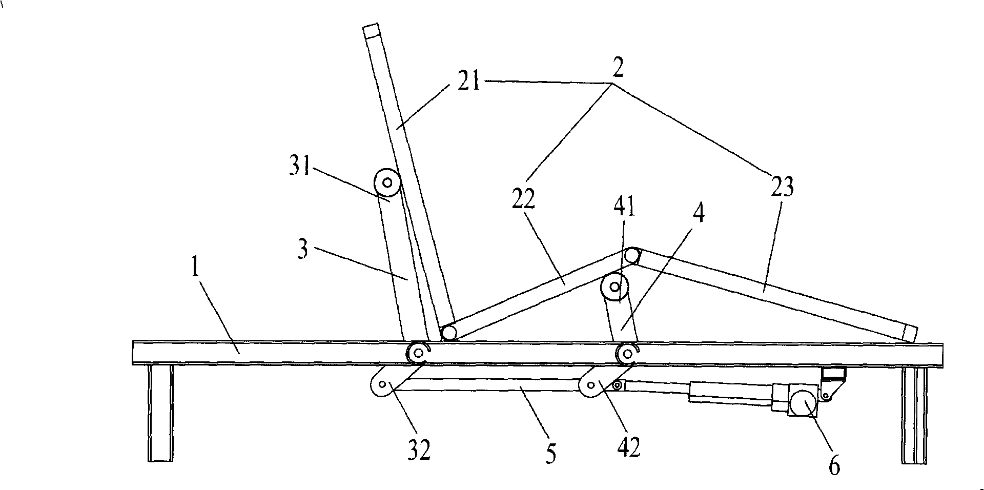 Linkage bed