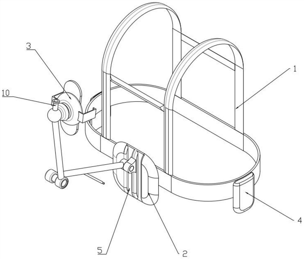 Strap type close-fitting mobile phone support