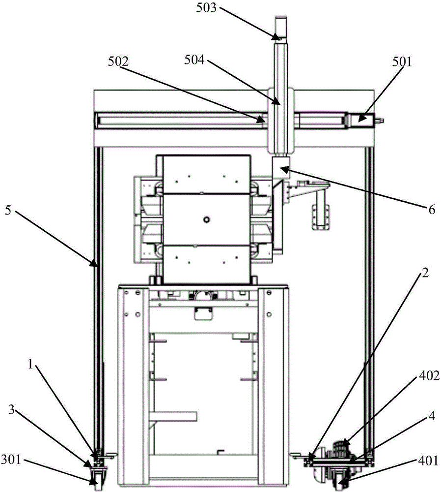 Detection device and detection system for medical accelerator