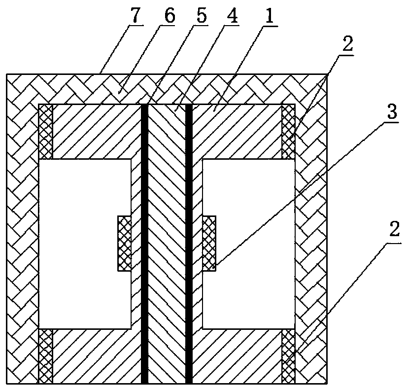 Sensor device for detecting metal wall thickness by pulsed eddy current