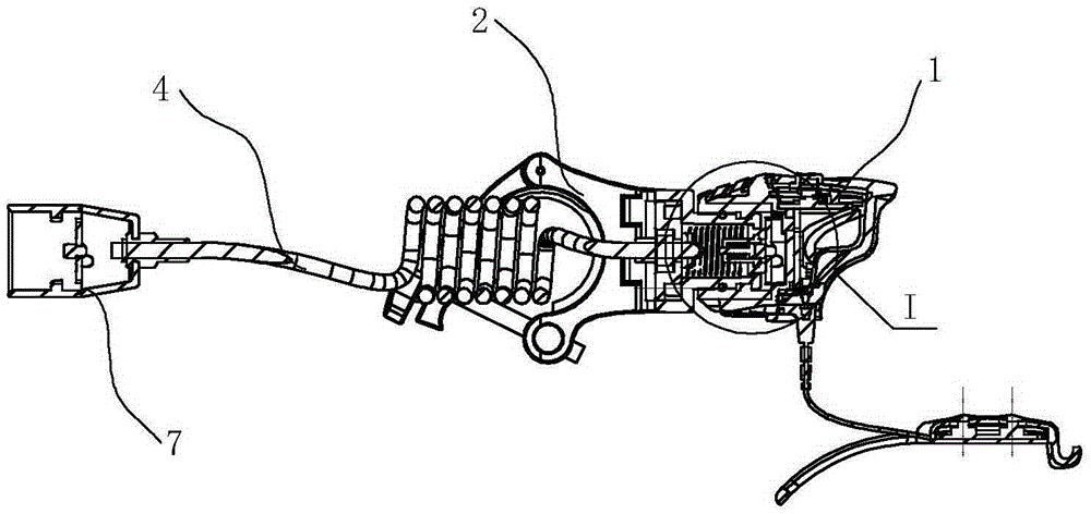 Quick disassembly structure and bicycle light with the disassembly structure