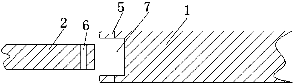 Hardware connecting rod capable of being used for electric telescopic door