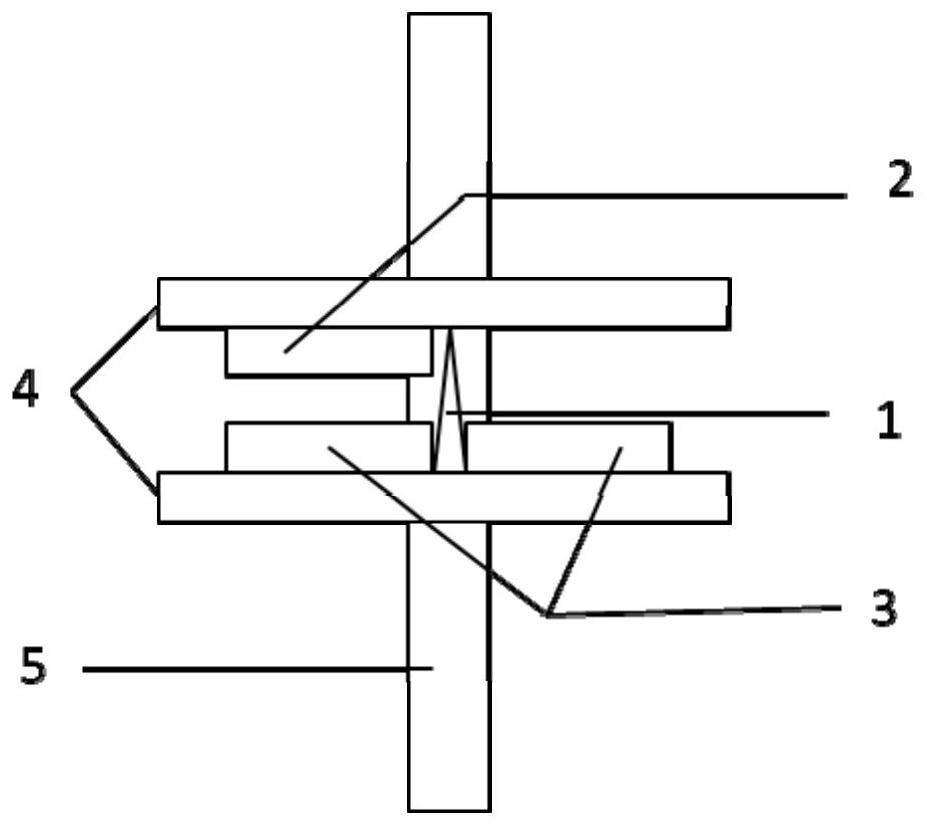 Rotary friction nanometer generator