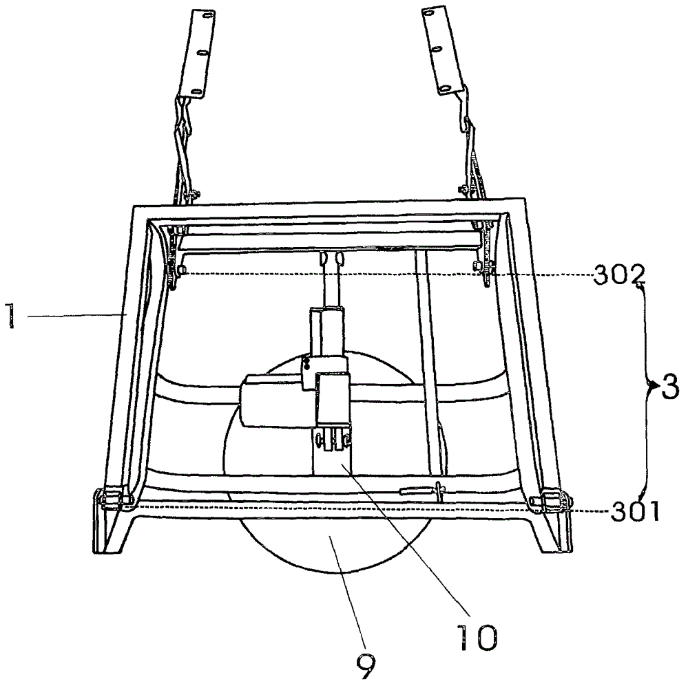 Multifunctional leisure sofa rack adopting two-in-one integrated structure