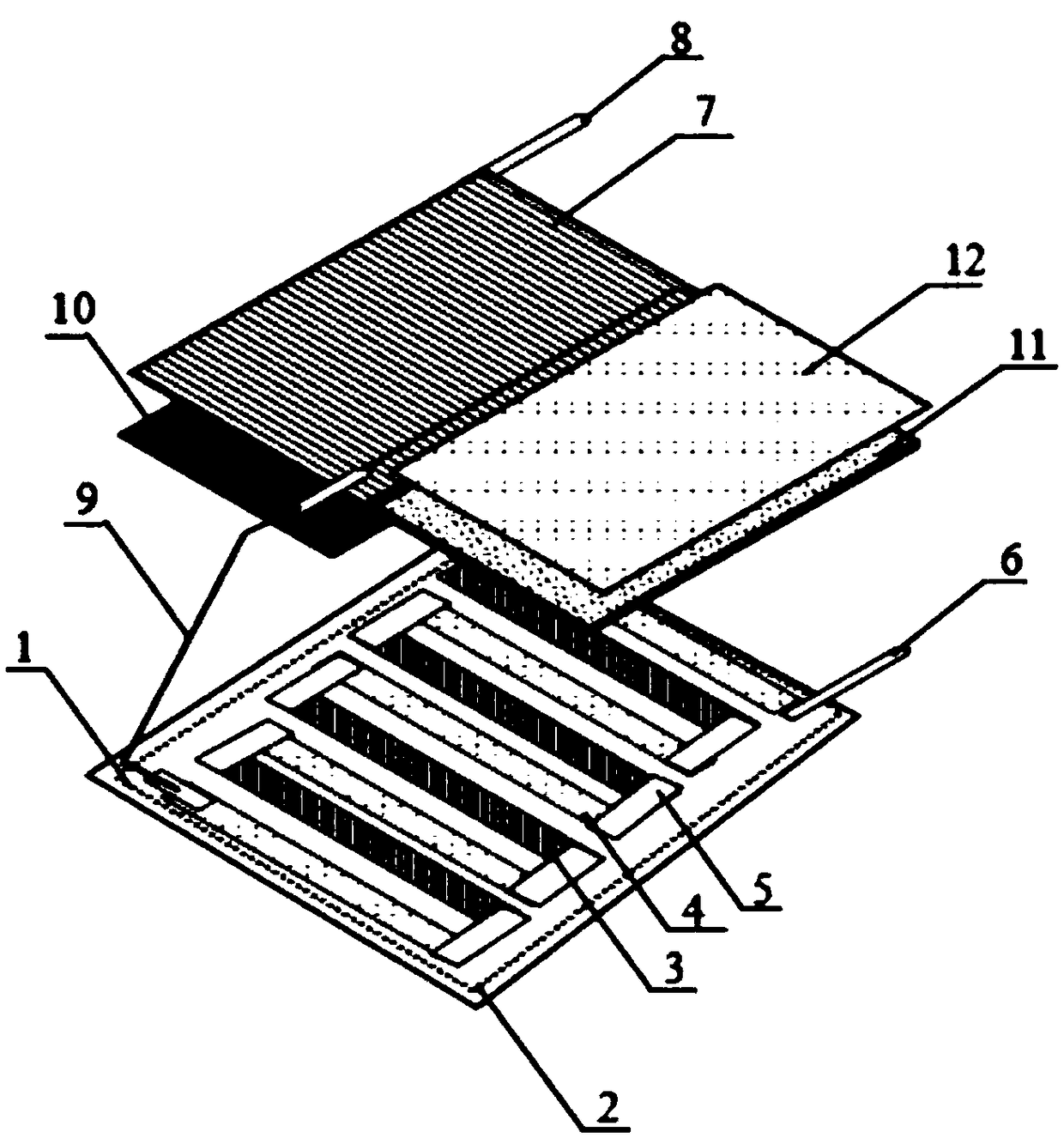 A flexible thin film solar-thermo electricity conversion device