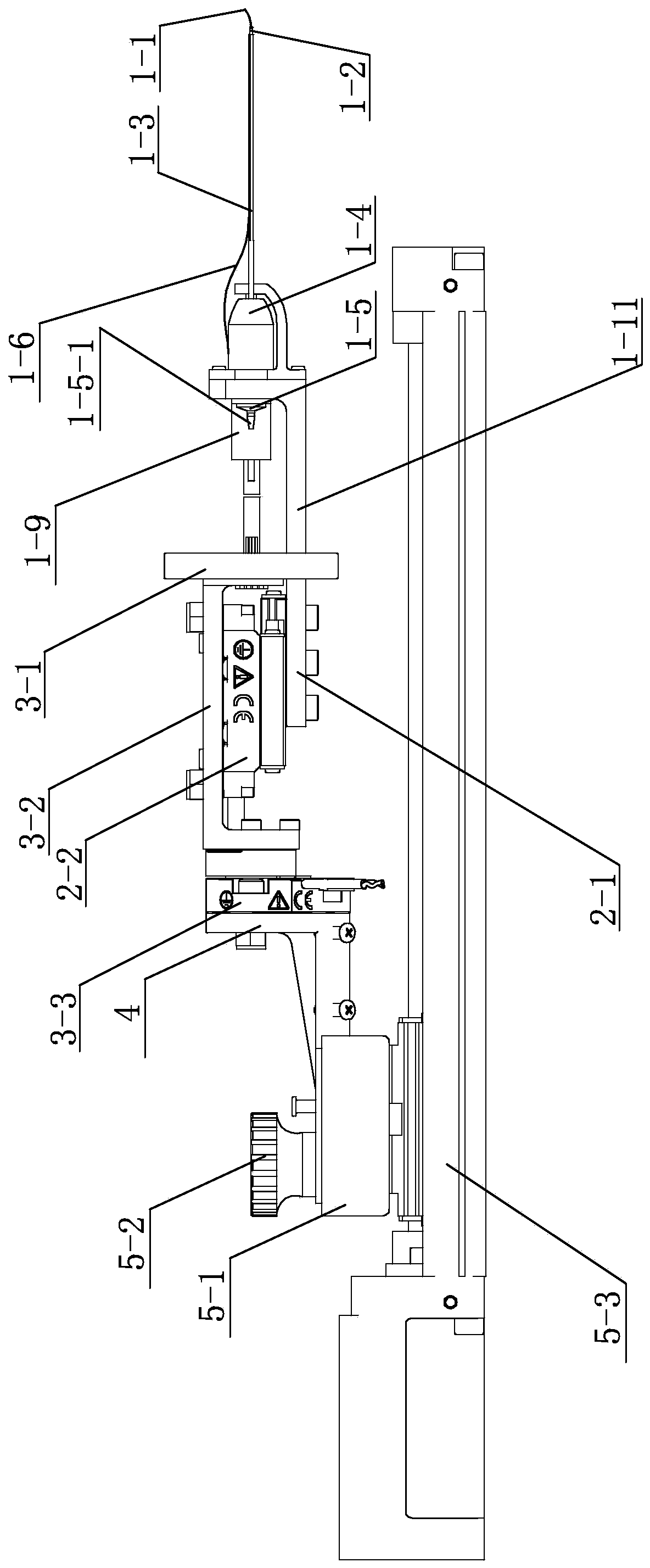 Retinal blood vessel syringe for ophthalmologic operation robot