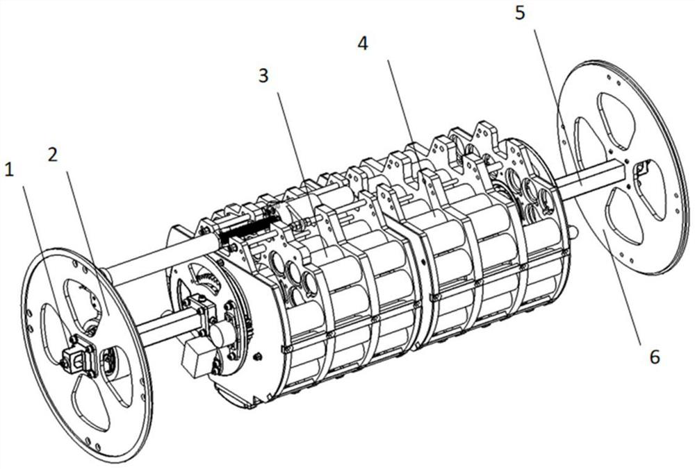 An underwater glider attitude adjustment mechanism with full-angle pitch angle adjustment