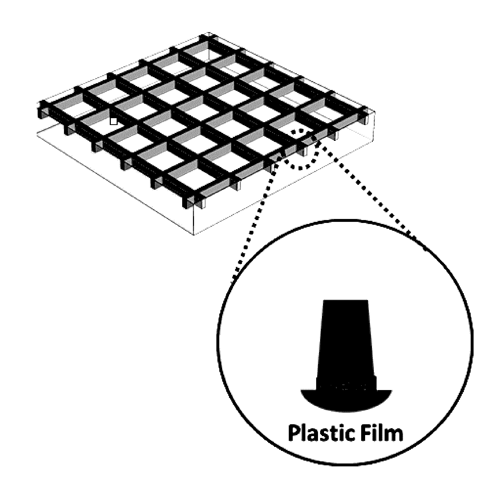 Transparent conductive films with embedded metal grids