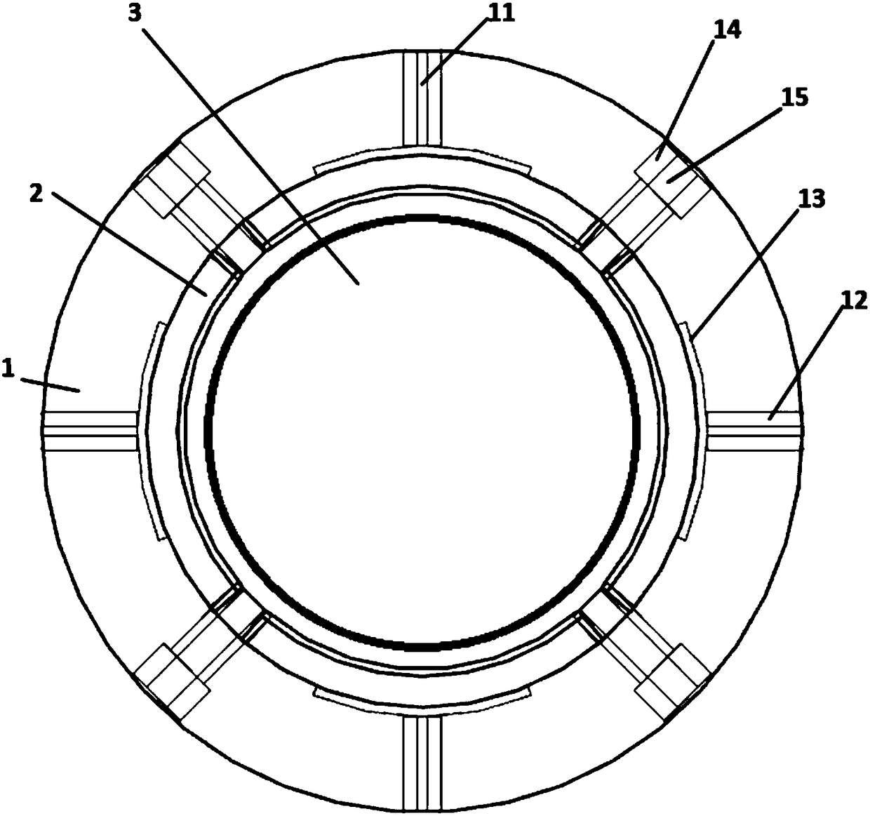 Tilting-pad sliding bearing