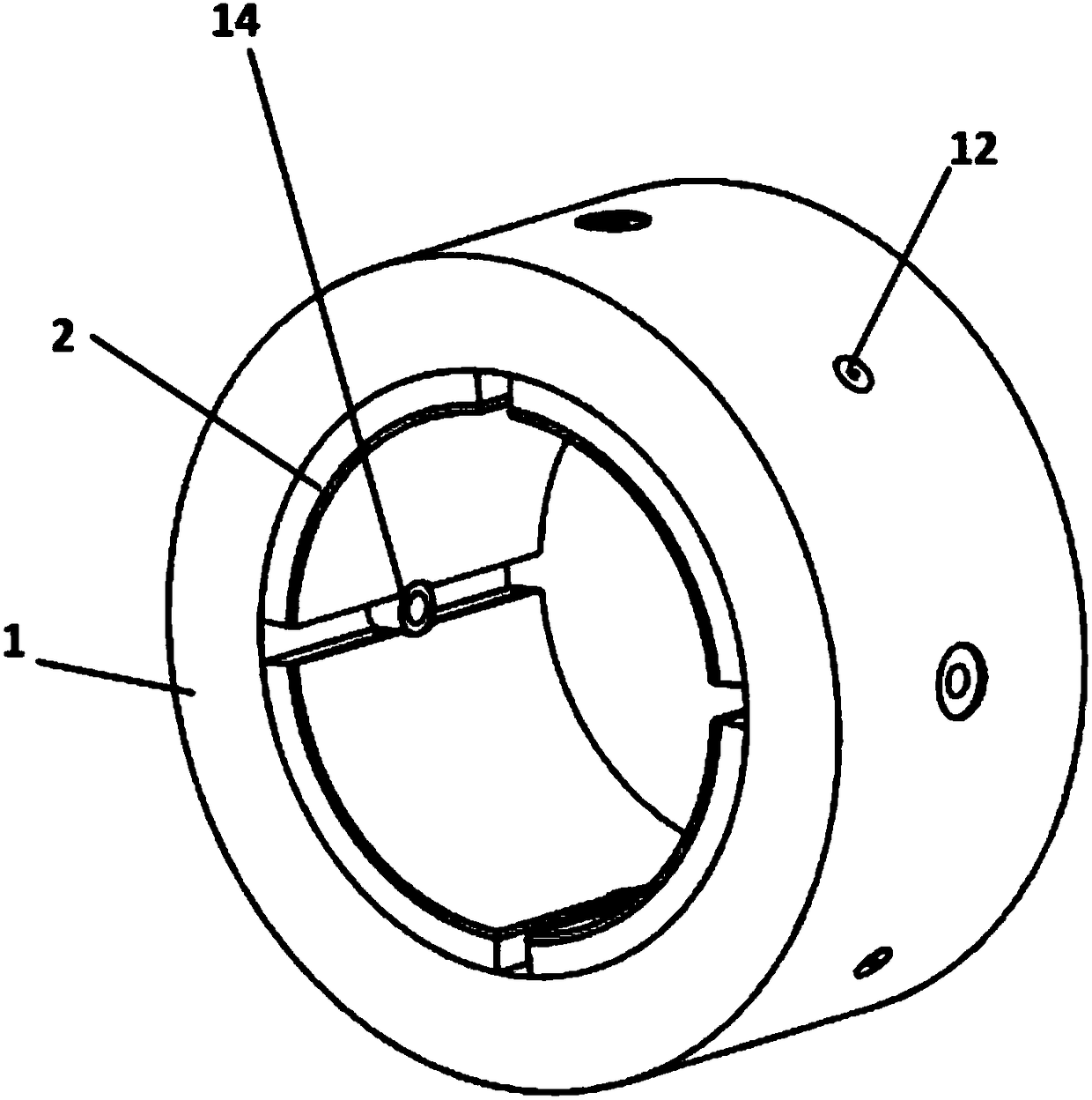 Tilting-pad sliding bearing