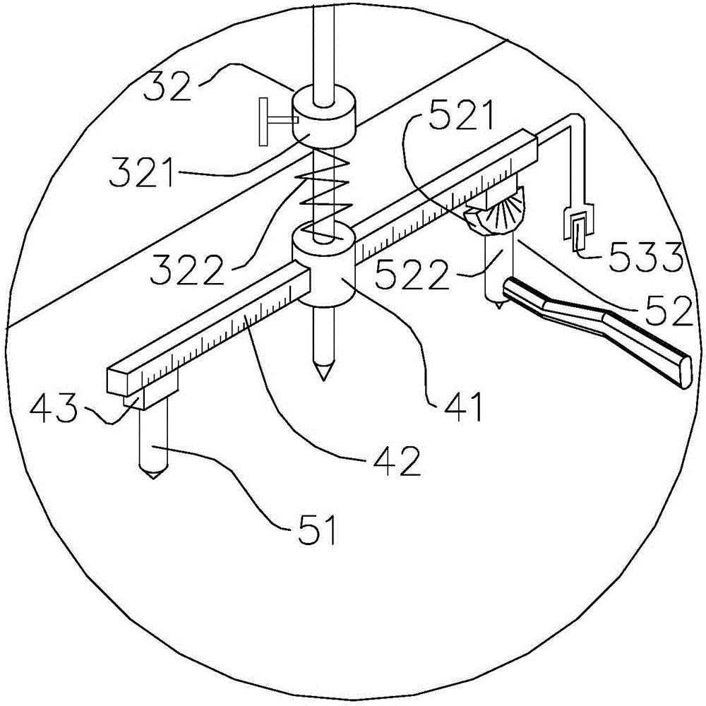 Pipeline cutting and holing fixture and holing process