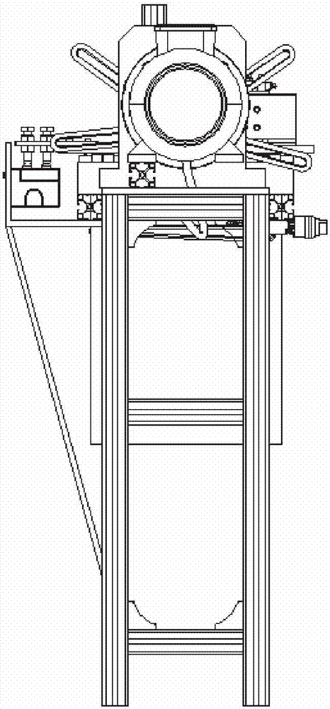 Aluminum profile tapping machine