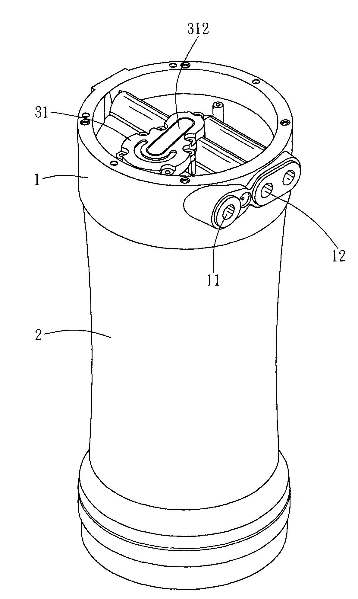 Flow regulating device for water purifier