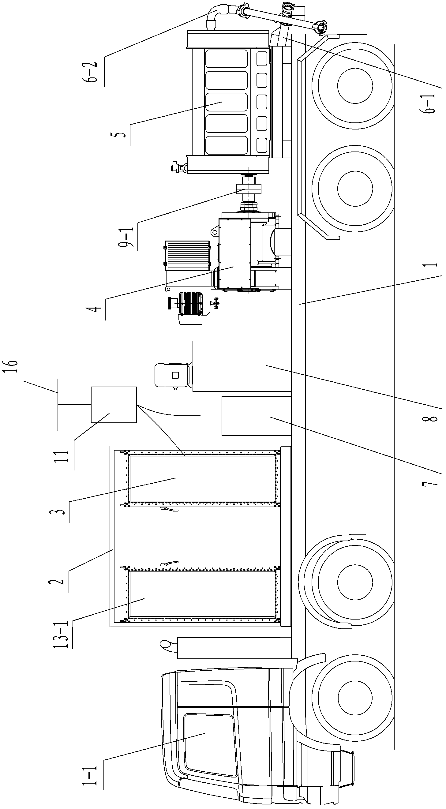 Electrically-driven fracturing pump truck