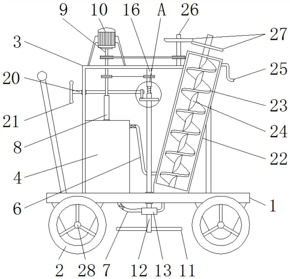 A kind of lake silt cleaning equipment