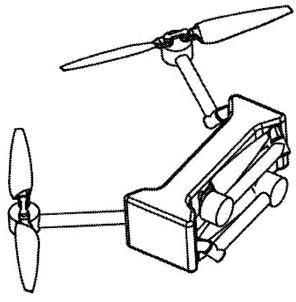 Foldable multi-rotor UAV