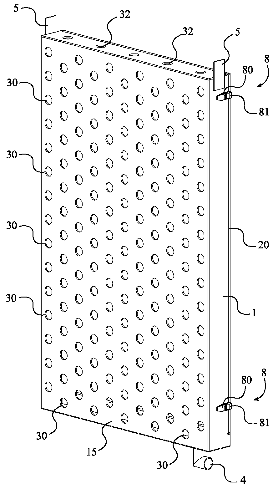 Vertical aeroponic plant growing enclosure with support structure