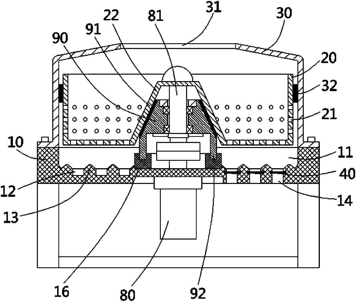 A dehydrator device for printing and dyeing cloth