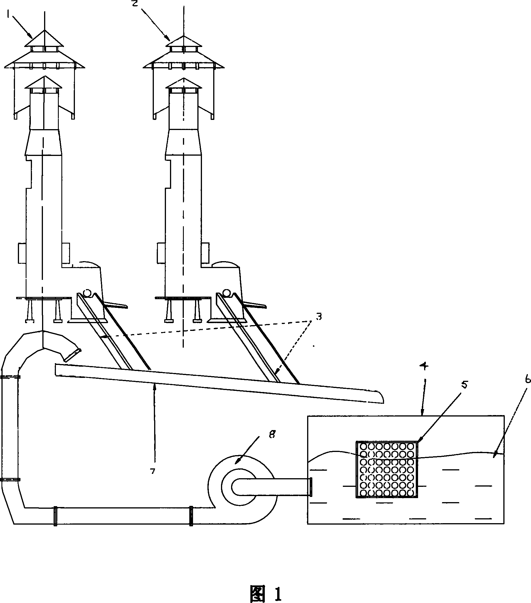 Oscillating conveyer for cupola deslagging and deslagging method thereof