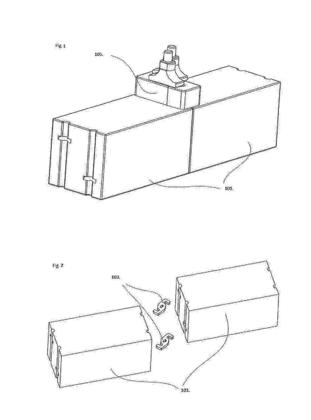 Modular furniture arrangement comprising electrically and mechanically connectable module furniture parts