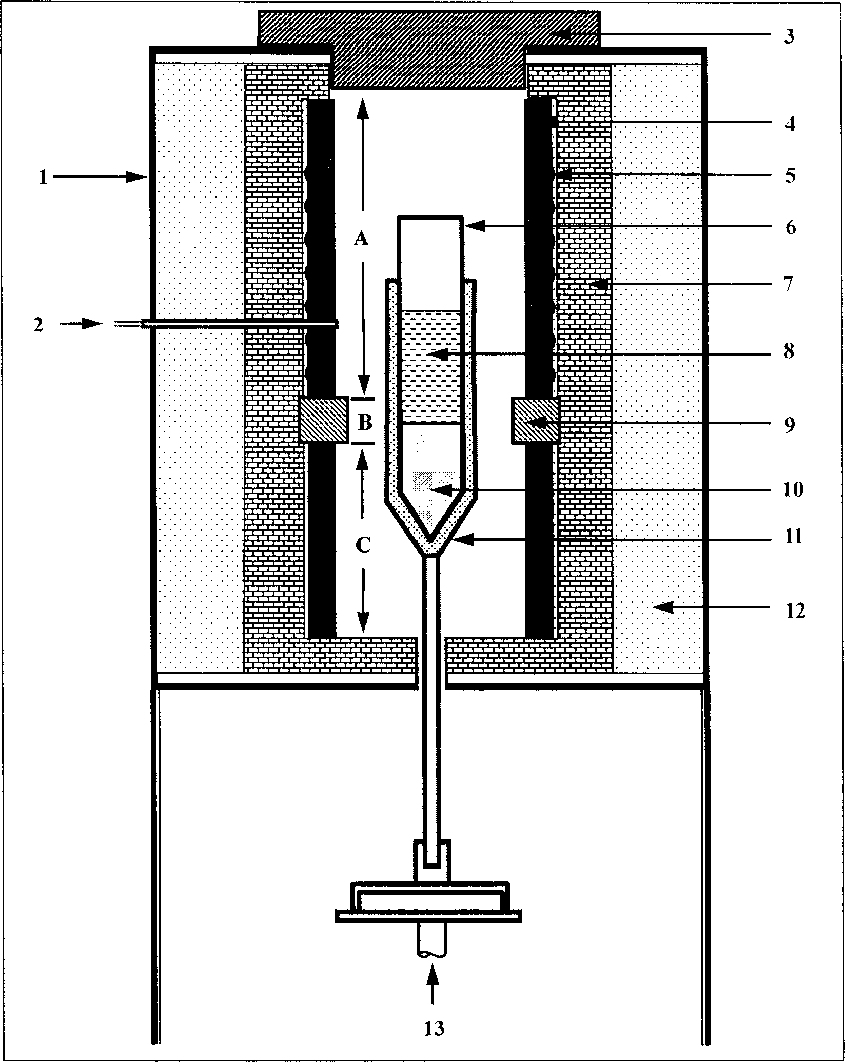 Cerium halide flashing crystal and its preparation method