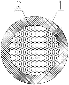 A special sealing ring for an embedded filter cloth filter plate and its manufacturing method