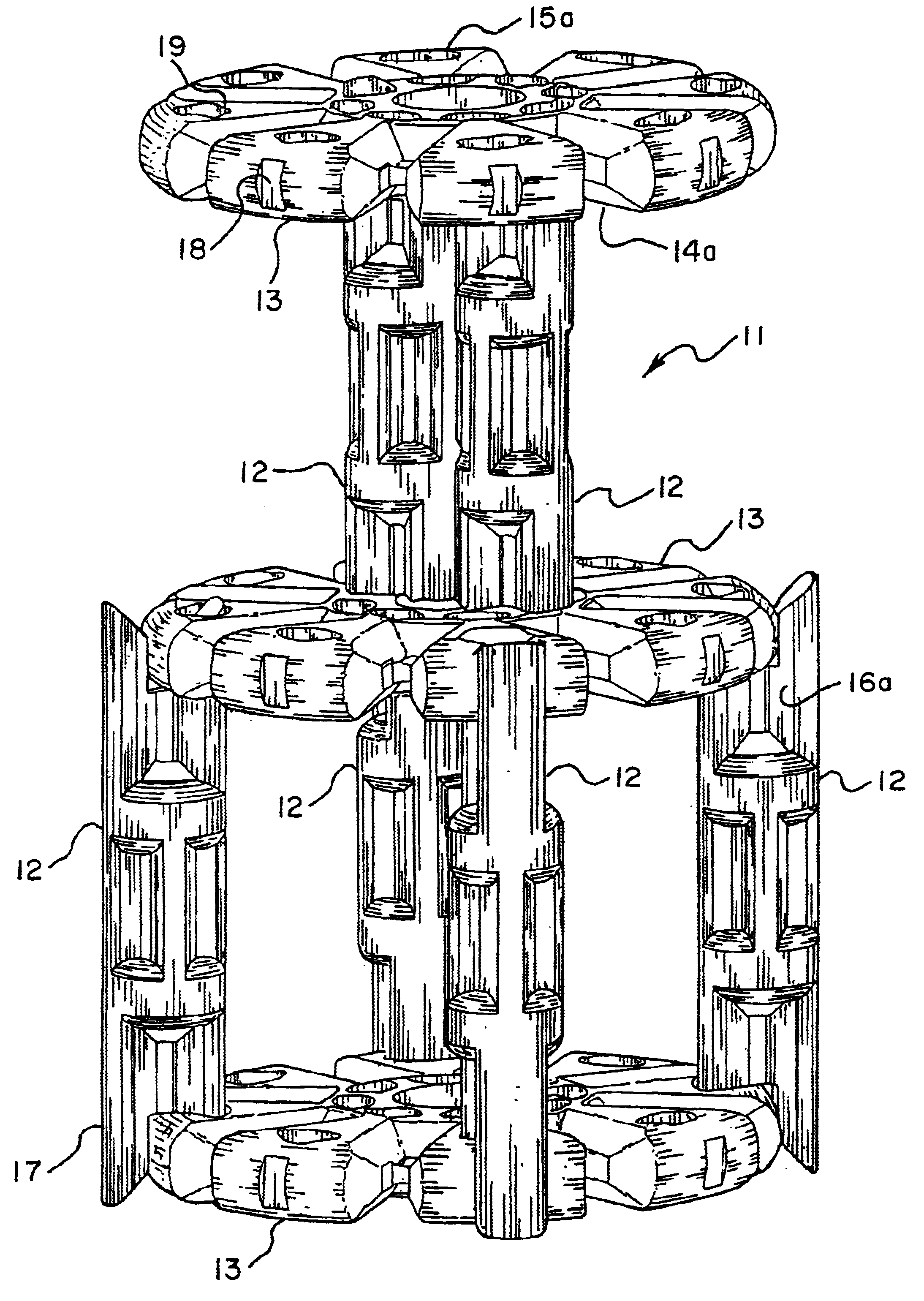 Hermaphroditic (genderless) construction system