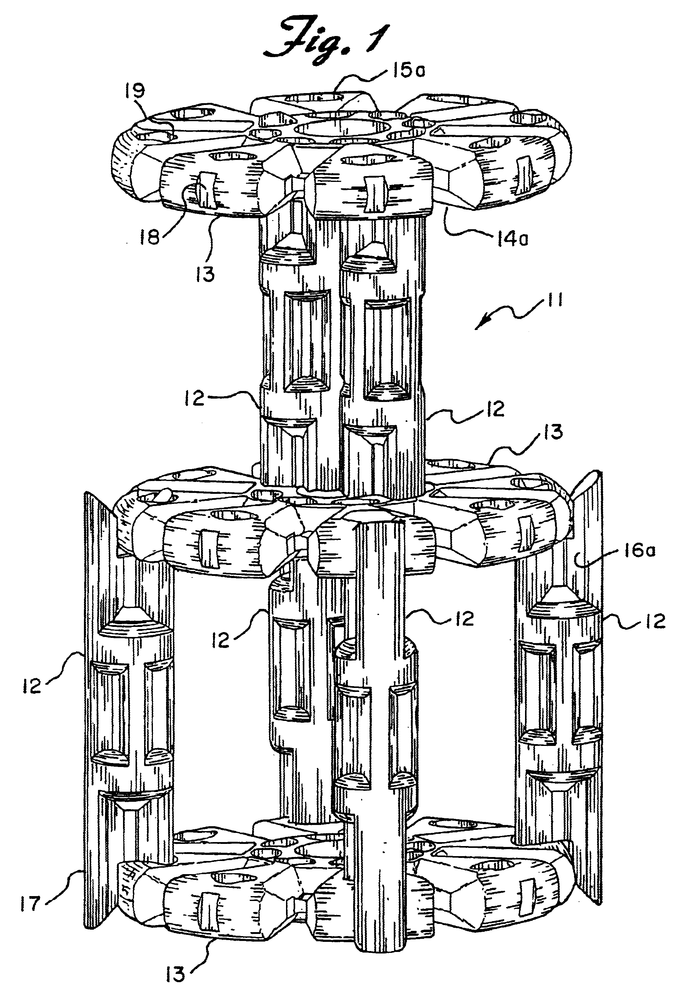 Hermaphroditic (genderless) construction system