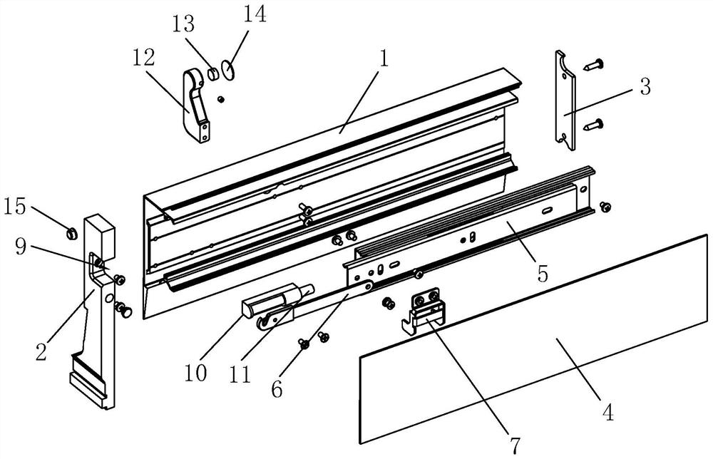 Drawer cable-stayed device