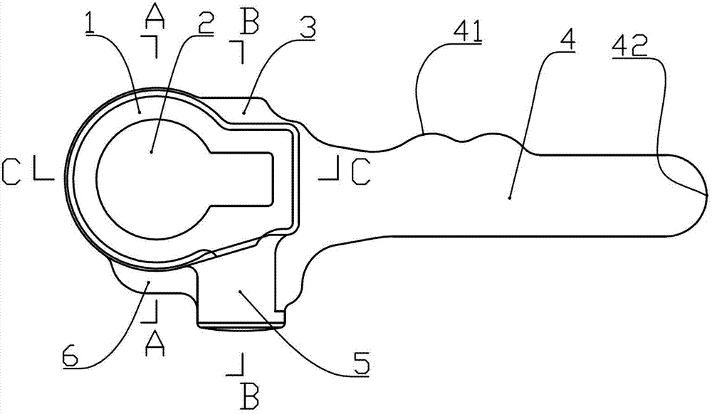 Automobile brake system automatic adjustment arm