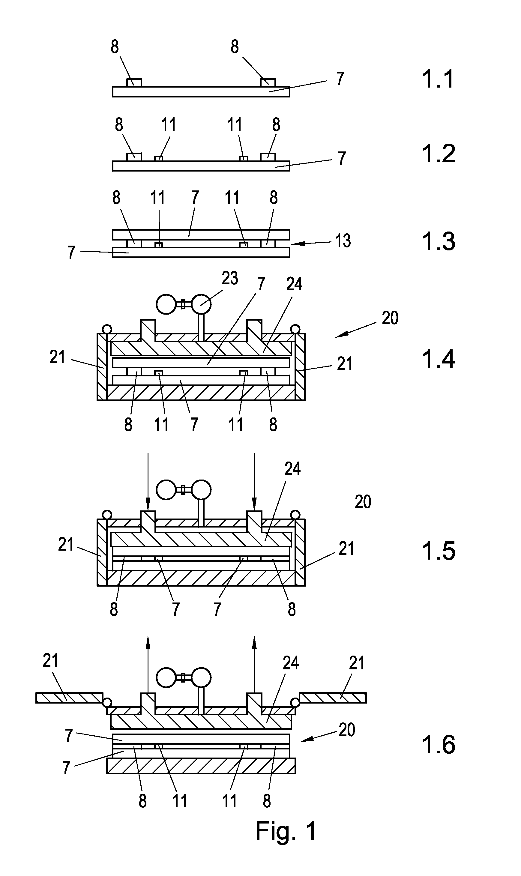 Vacuum element and method for producing the same