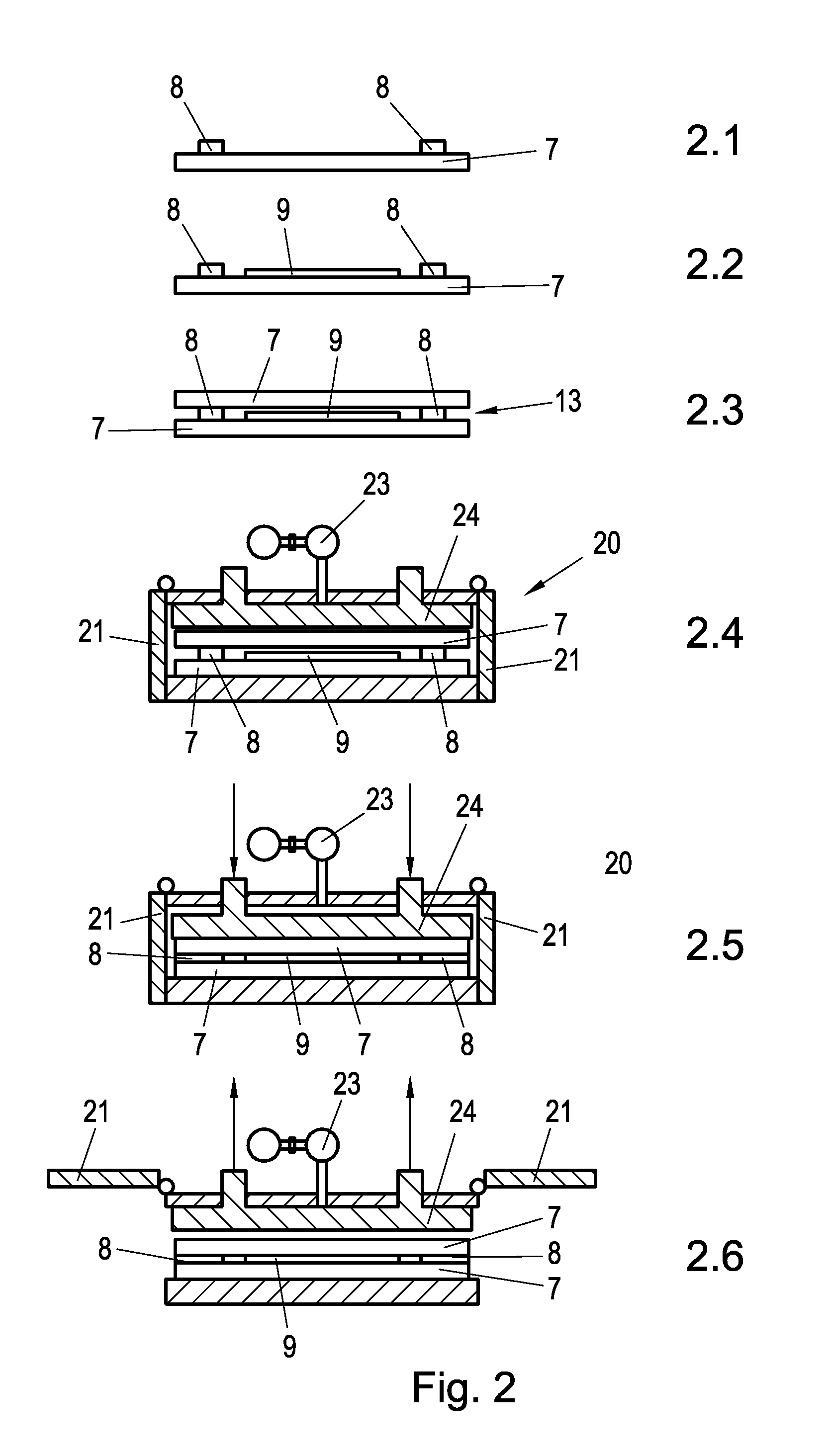 Vacuum element and method for producing the same