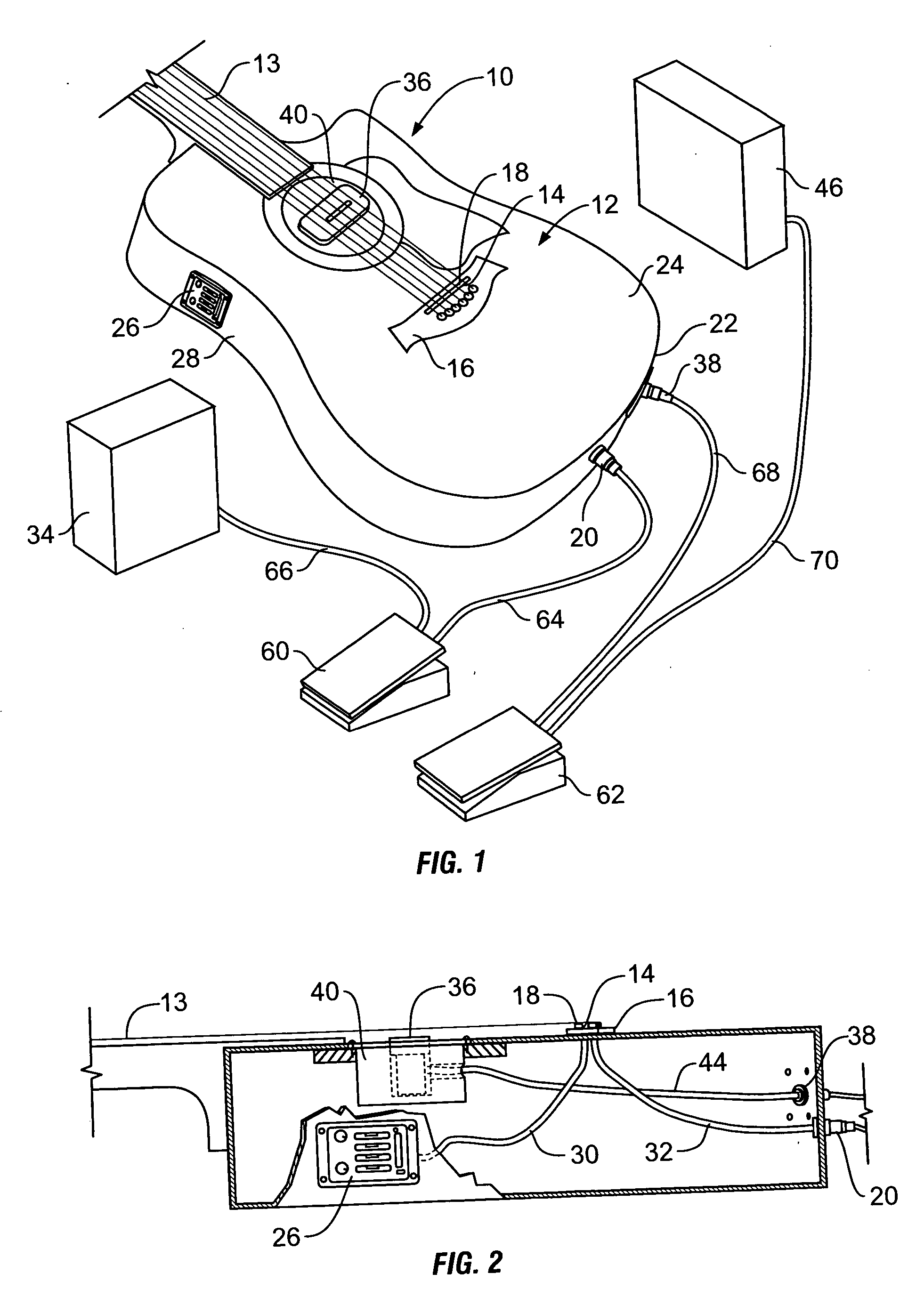 Electric/acoustic guitar