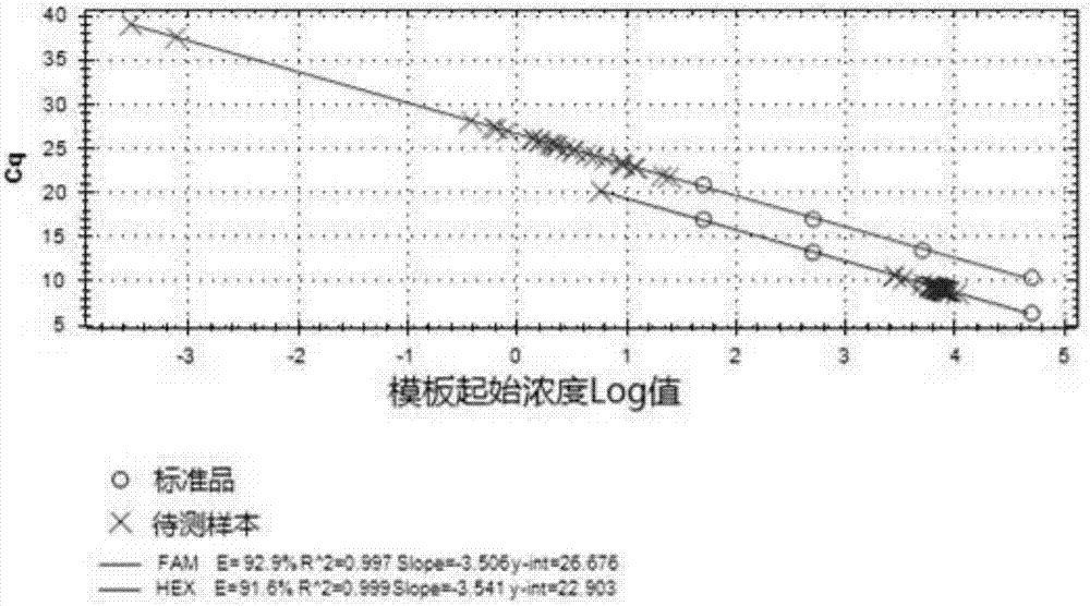 U6, miR 92a and miR 21 ternary RT-qPCR detecting method and kit