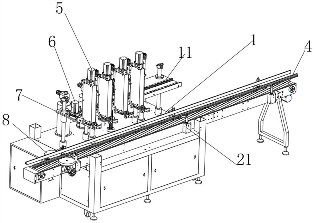 Synchronous filling equipment for different bodies