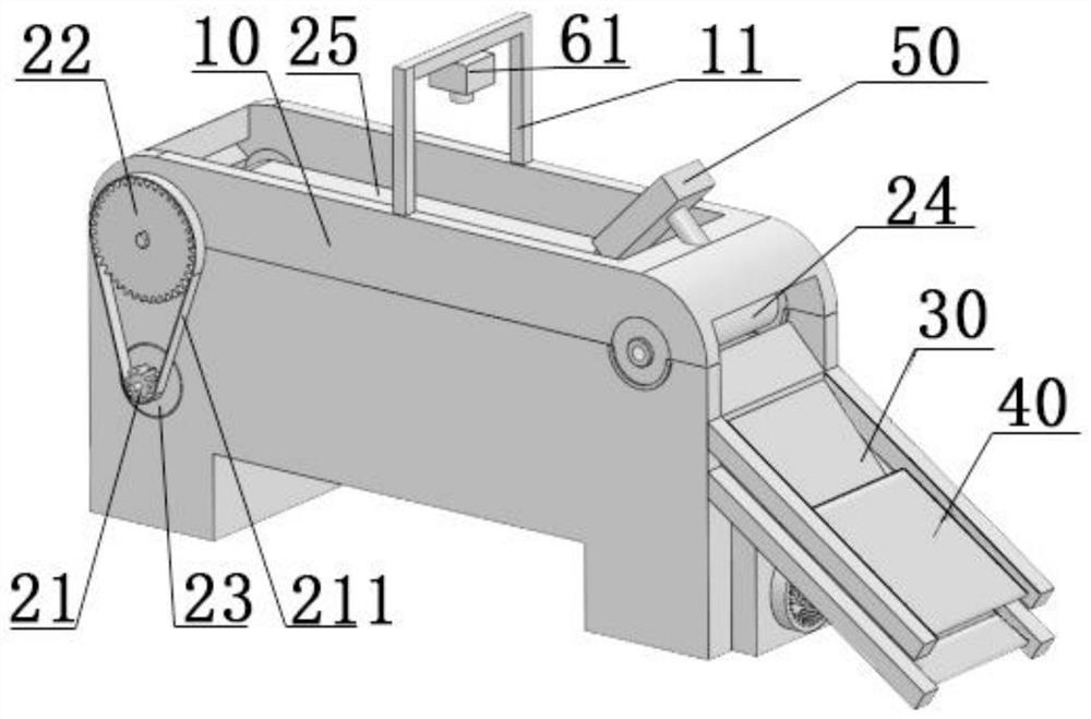 An automatic sorting and numbering device and method for breeding material bags